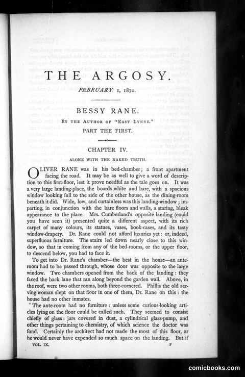 The Argosy, Vol. 9