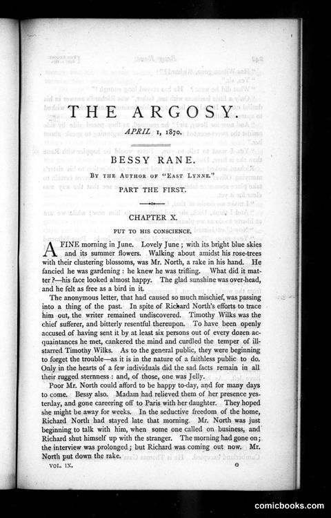 The Argosy, Vol. IX