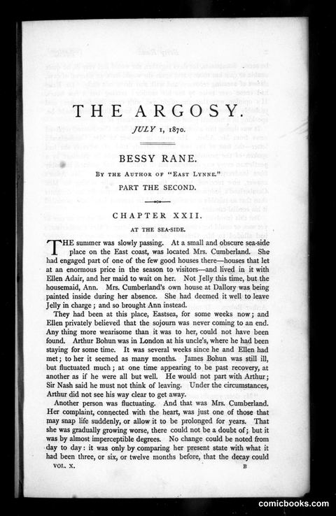 The Argosy, Vol. 10