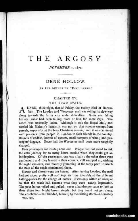 The Argosy, Vol. 12