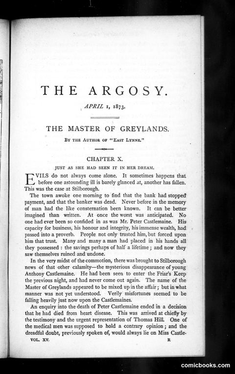 The Argosy, Vol. 15