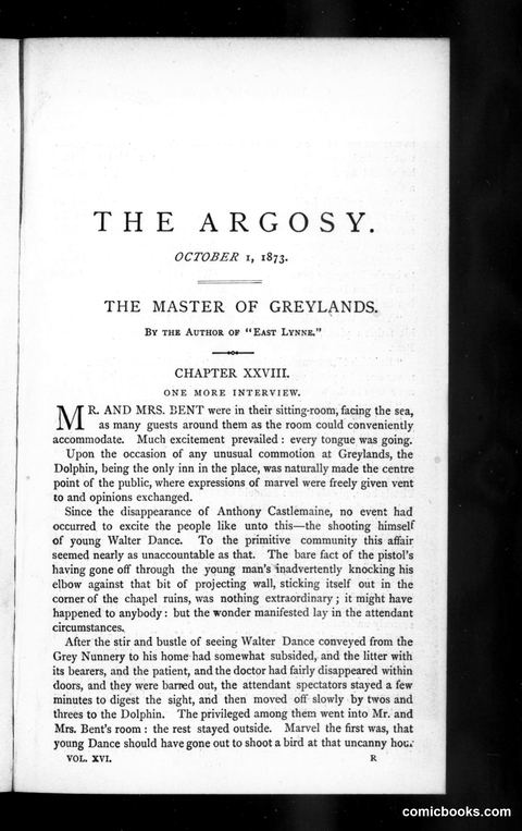 The Argosy, Vol. 16