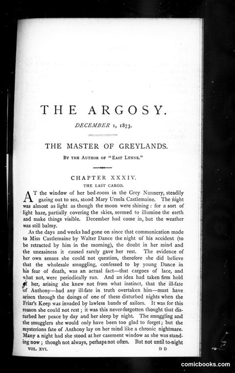 The Argosy, Vol. XVI