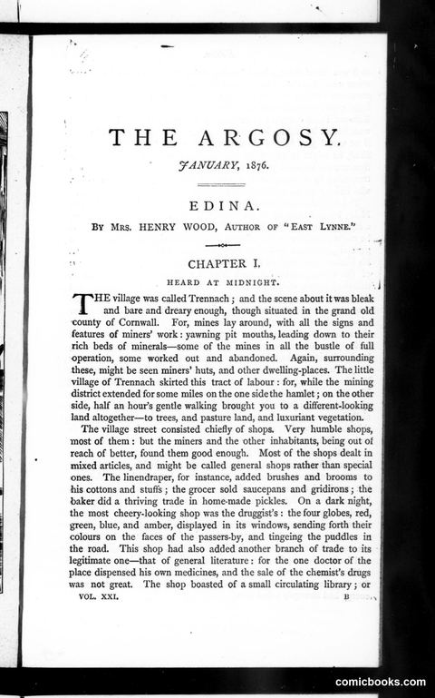 The Argosy, Vol. 21