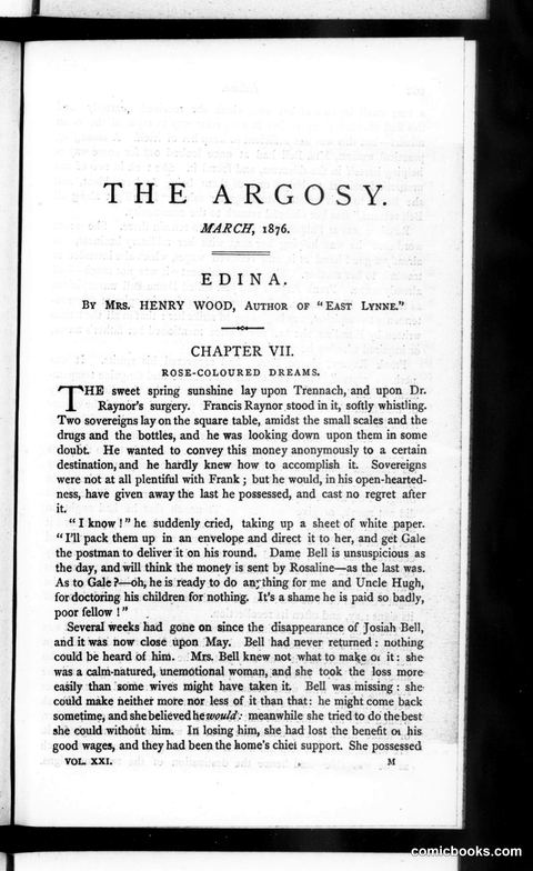 The Argosy, Vol. 21