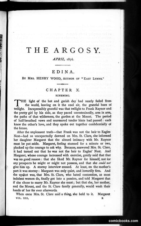 The Argosy, Vol. 21