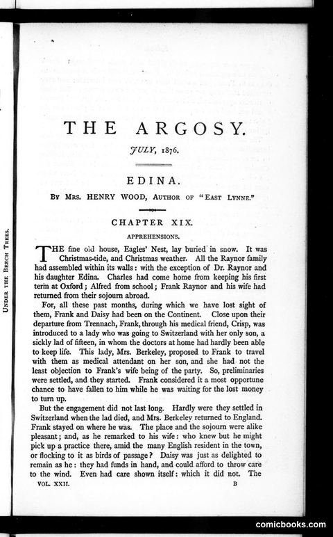 The Argosy, Vol. 22