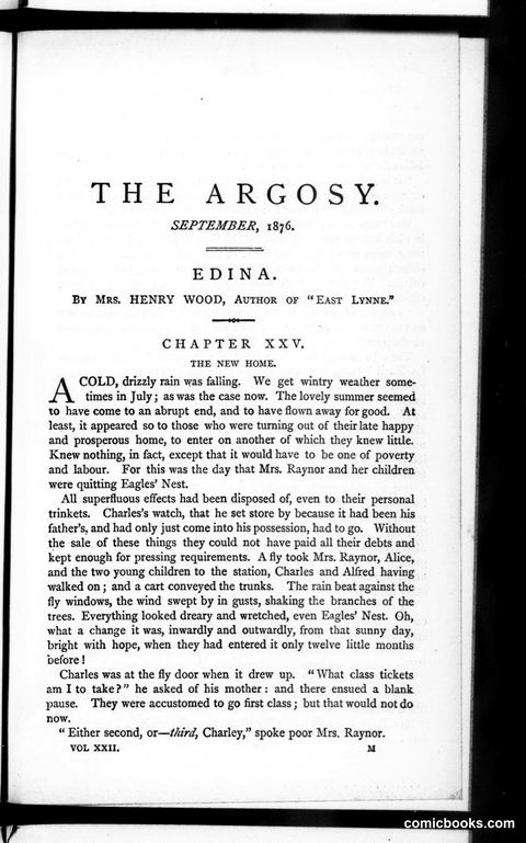 The Argosy, Vol. 22