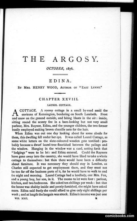 The Argosy, Vol. 22