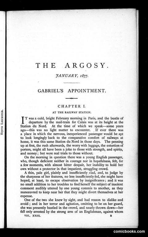 The Argosy, Vol. 23