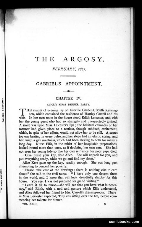 The Argosy, Vol. XXIII