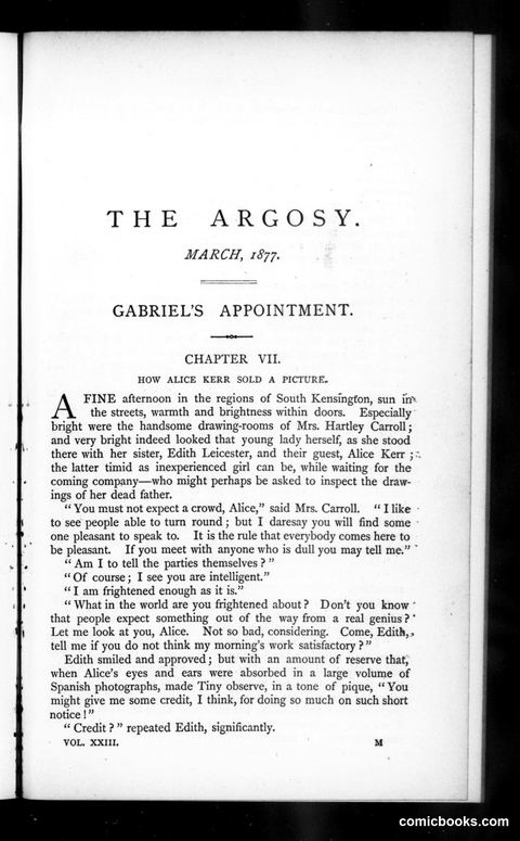 The Argosy, Vol. 23