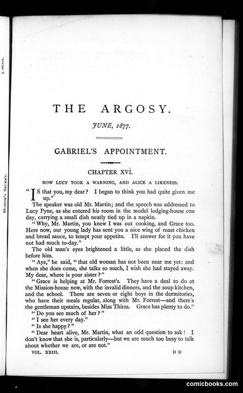 The Argosy, Vol. XXIII