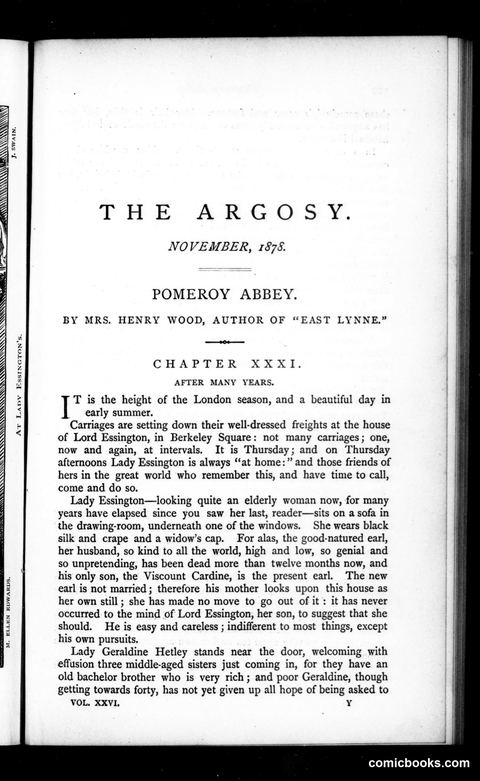 The Argosy, Vol. 26