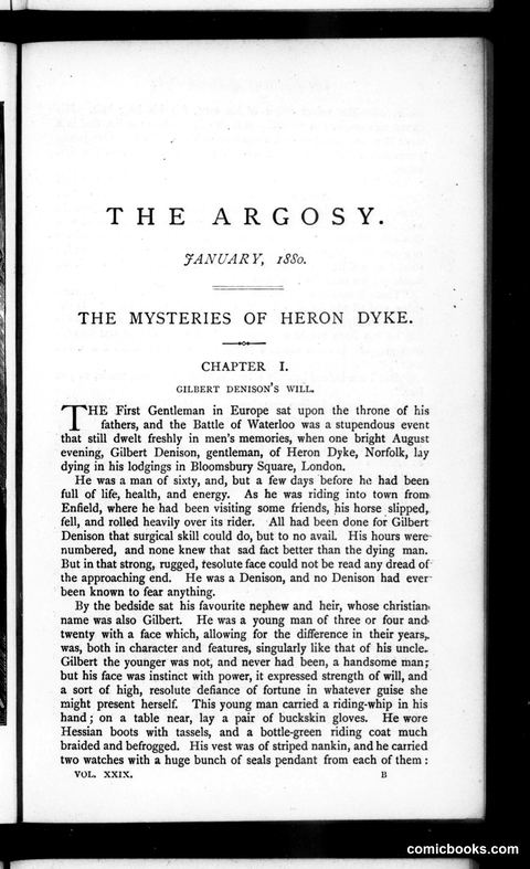 The Argosy, Vol. 29