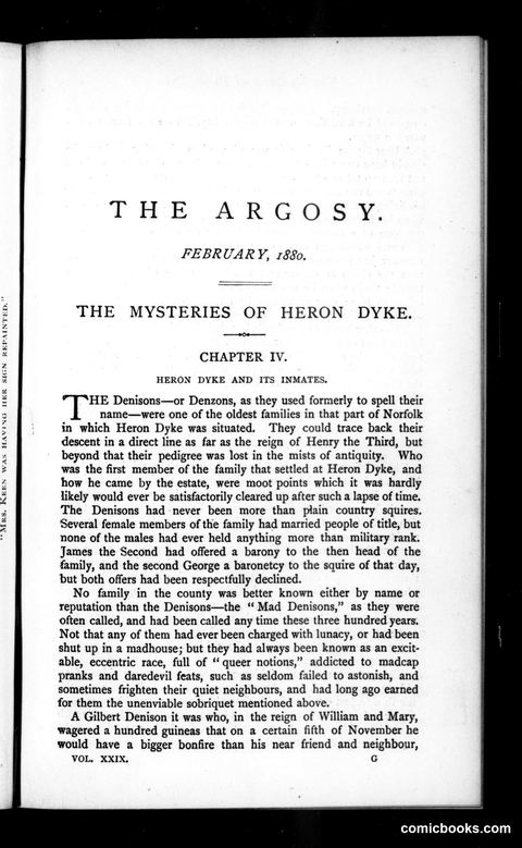 The Argosy, Vol. 29