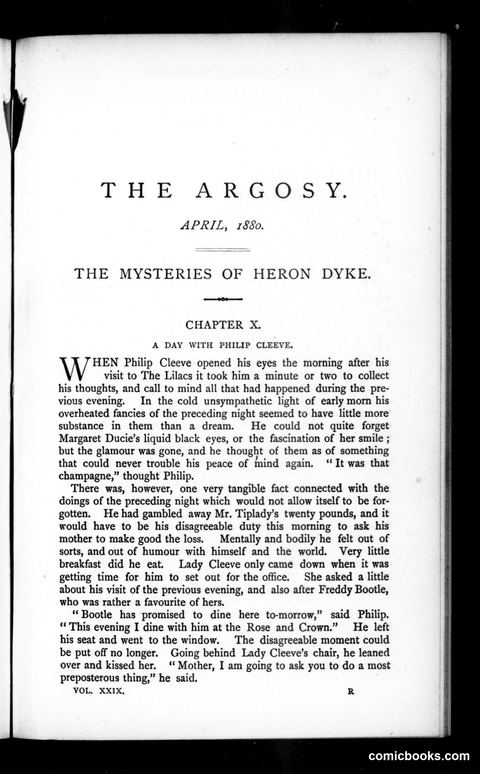 The Argosy, Vol. XXIX