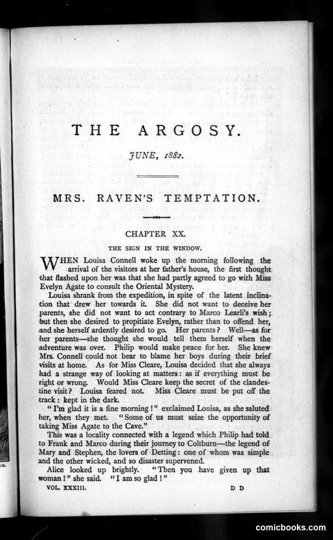 The Argosy, Vol. 33