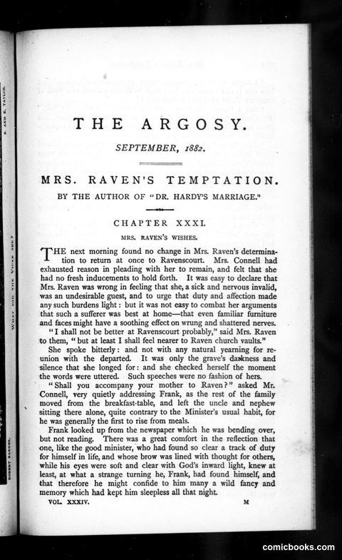 The Argosy, Vol. 34