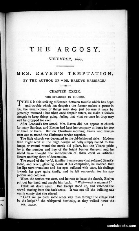 The Argosy, Vol. XXXIV
