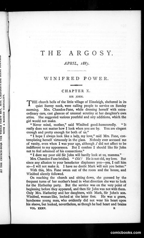 The Argosy, Vol. 35