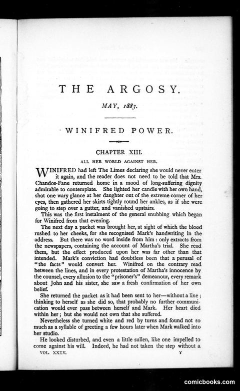 The Argosy, Vol. 35