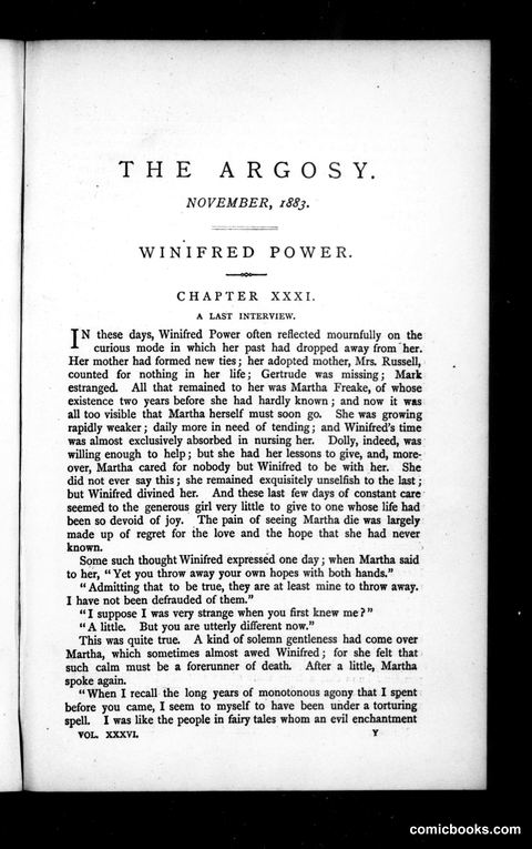 The Argosy, Vol. 36