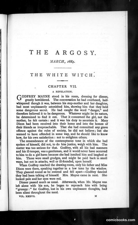 The Argosy, Vol. 37