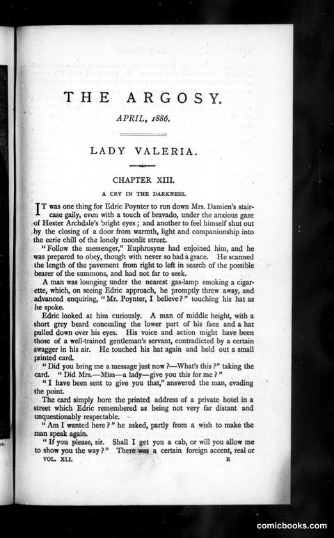 The Argosy, Vol. 41