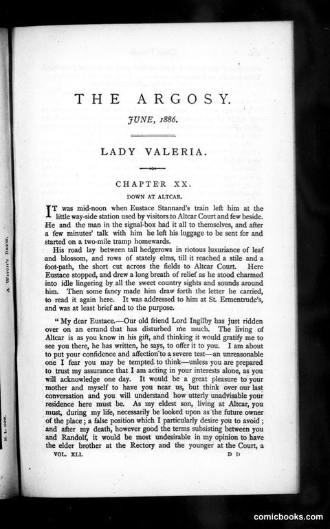 The Argosy, Vol. 41