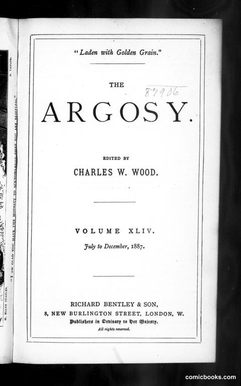 The Argosy, Volume XLIV