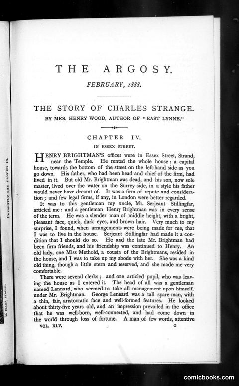 The Argosy, Vol. 45
