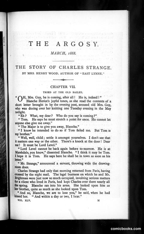 The Argosy, Vol. 45