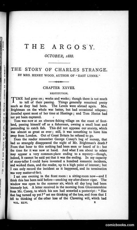 The Argosy, Vol. 46
