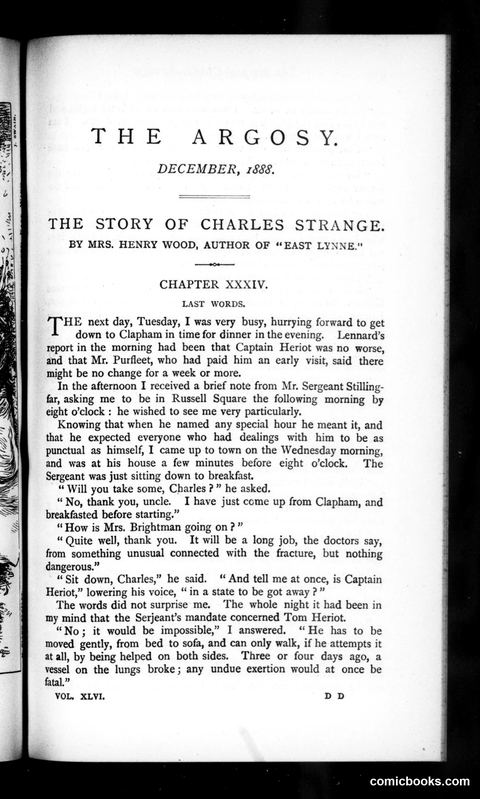 The Argosy, Vol. 46
