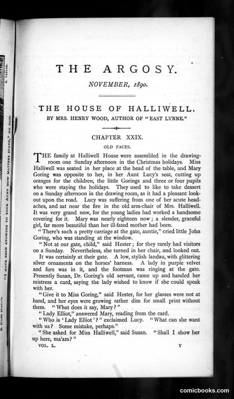 The Argosy, Vol. 50