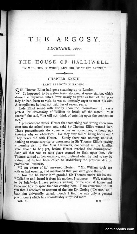 The Argosy, Vol. 50