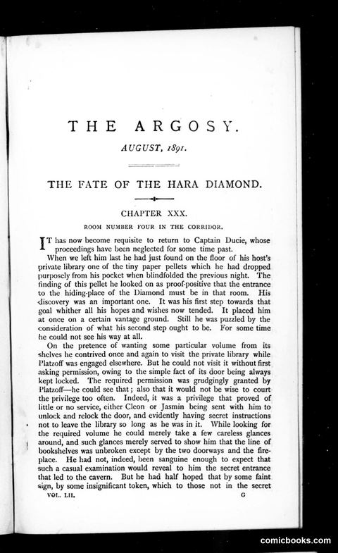The Argosy, Vol. LII