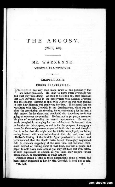 The Argosy, Vol. 56