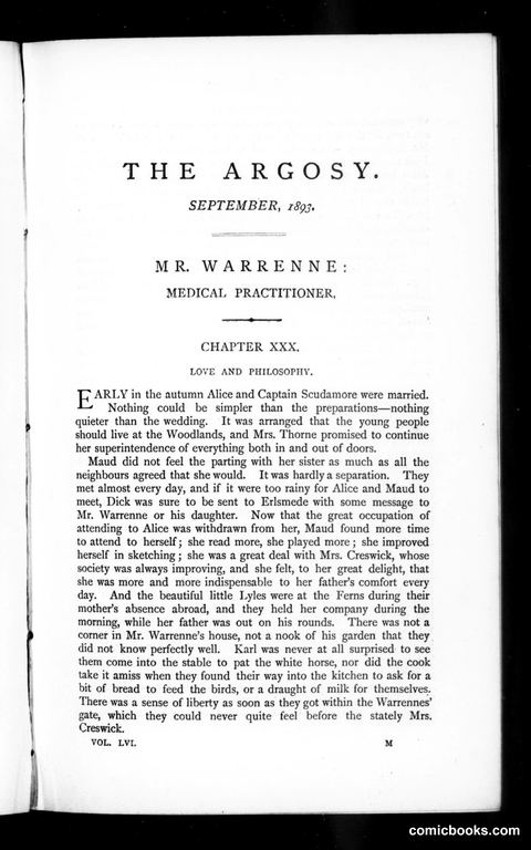 The Argosy, Vol. 56
