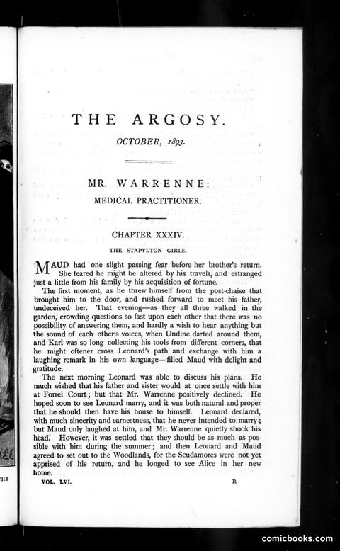 The Argosy, Vol. 56