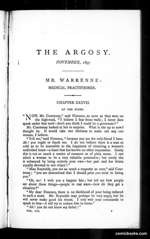 The Argosy, Vol. LVI