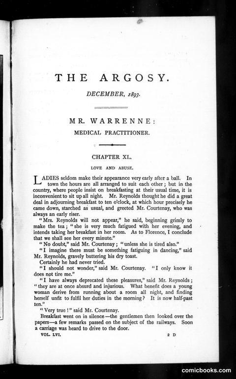 The Argosy, Vol. 56