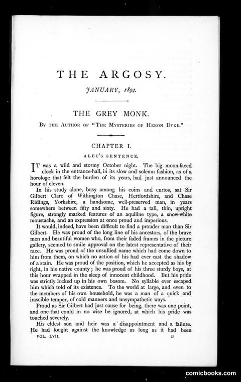 The Argosy, Vol. 57