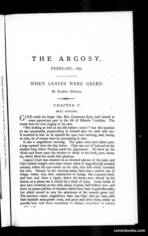 The Argosy, Vol. 59