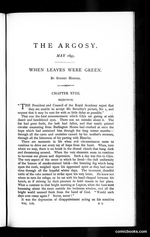 The Argosy, Vol. 59