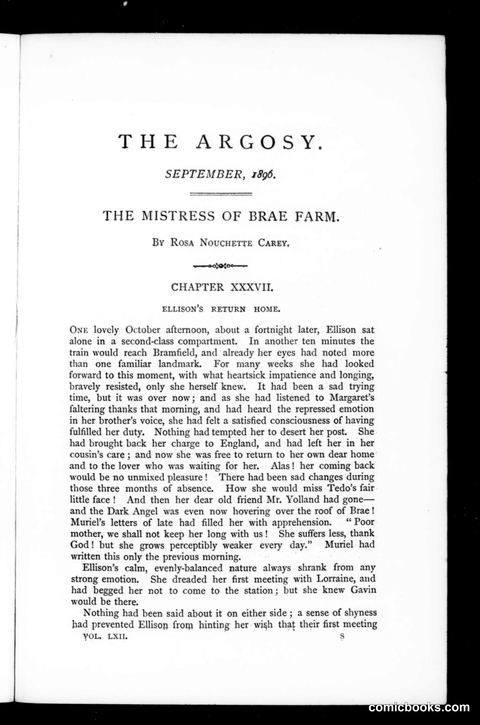 The Argosy, Vol. 62