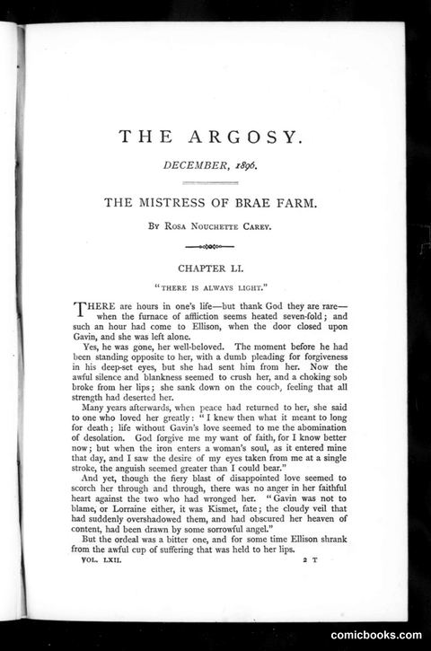 The Argosy, Vol. 62