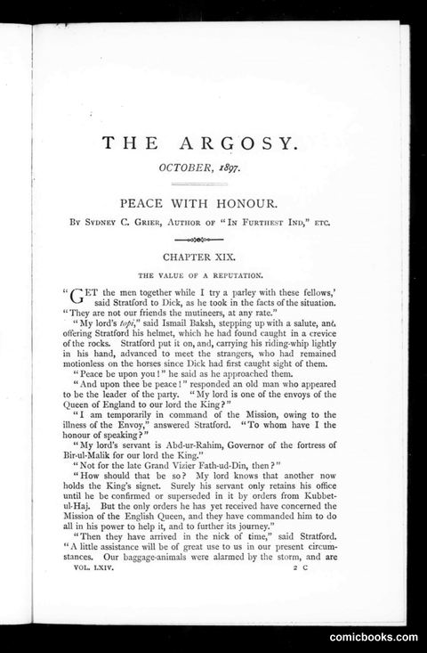 The Argosy, Vol. 64
