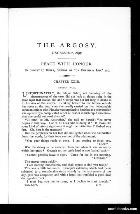 The Argosy, Vol. 64